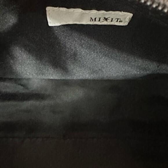 Mix It Black Rainbow Multi-Colored Handbag Tote Purse - Picture 10 of 11